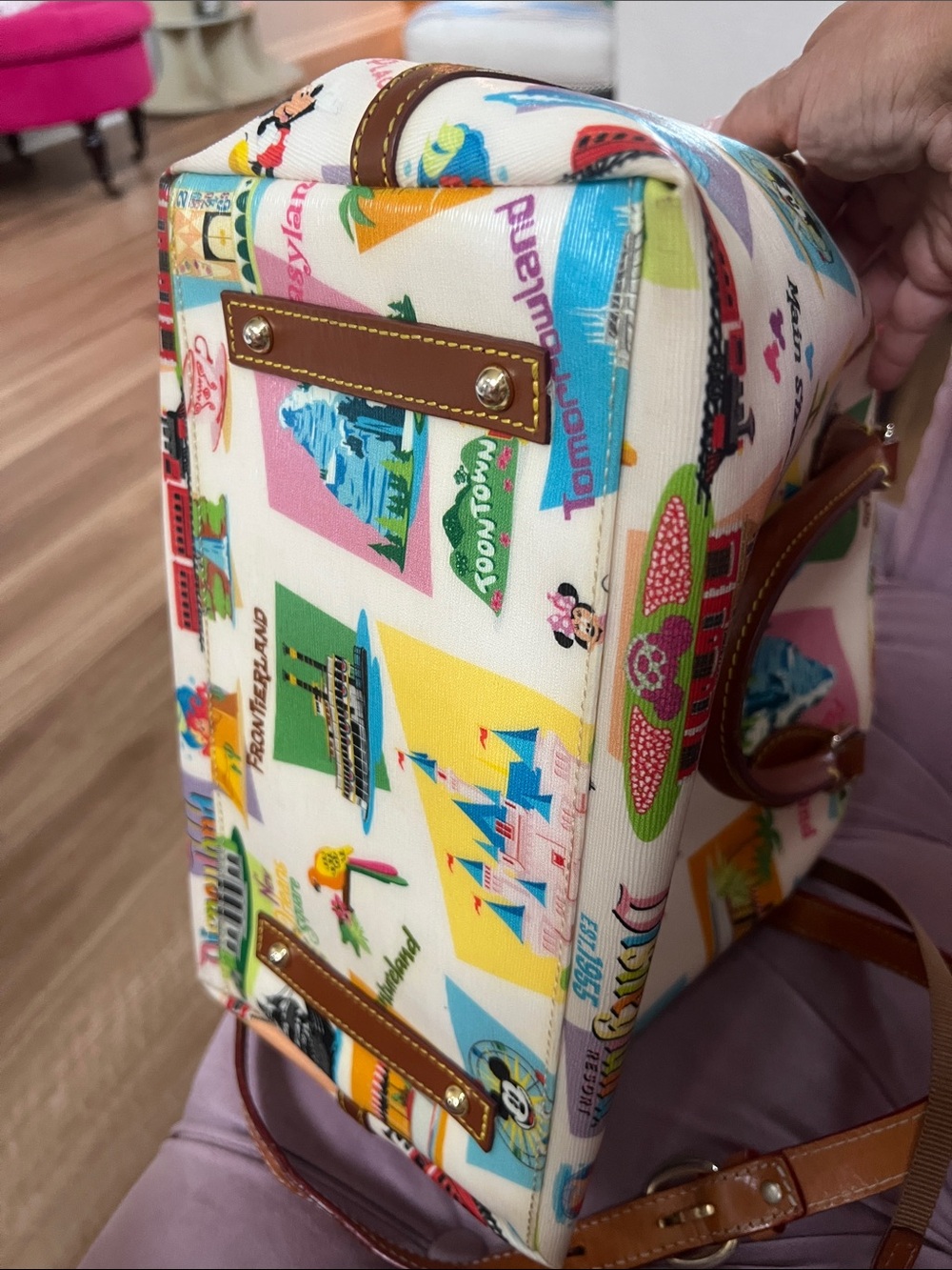 Disney Parks Dooney & Bourke crossbody satchel - Picture 7 of 8